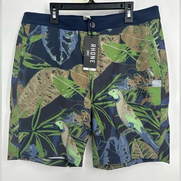Rhone Men’s Barrier Swim Shorts - Picture 2 of 5